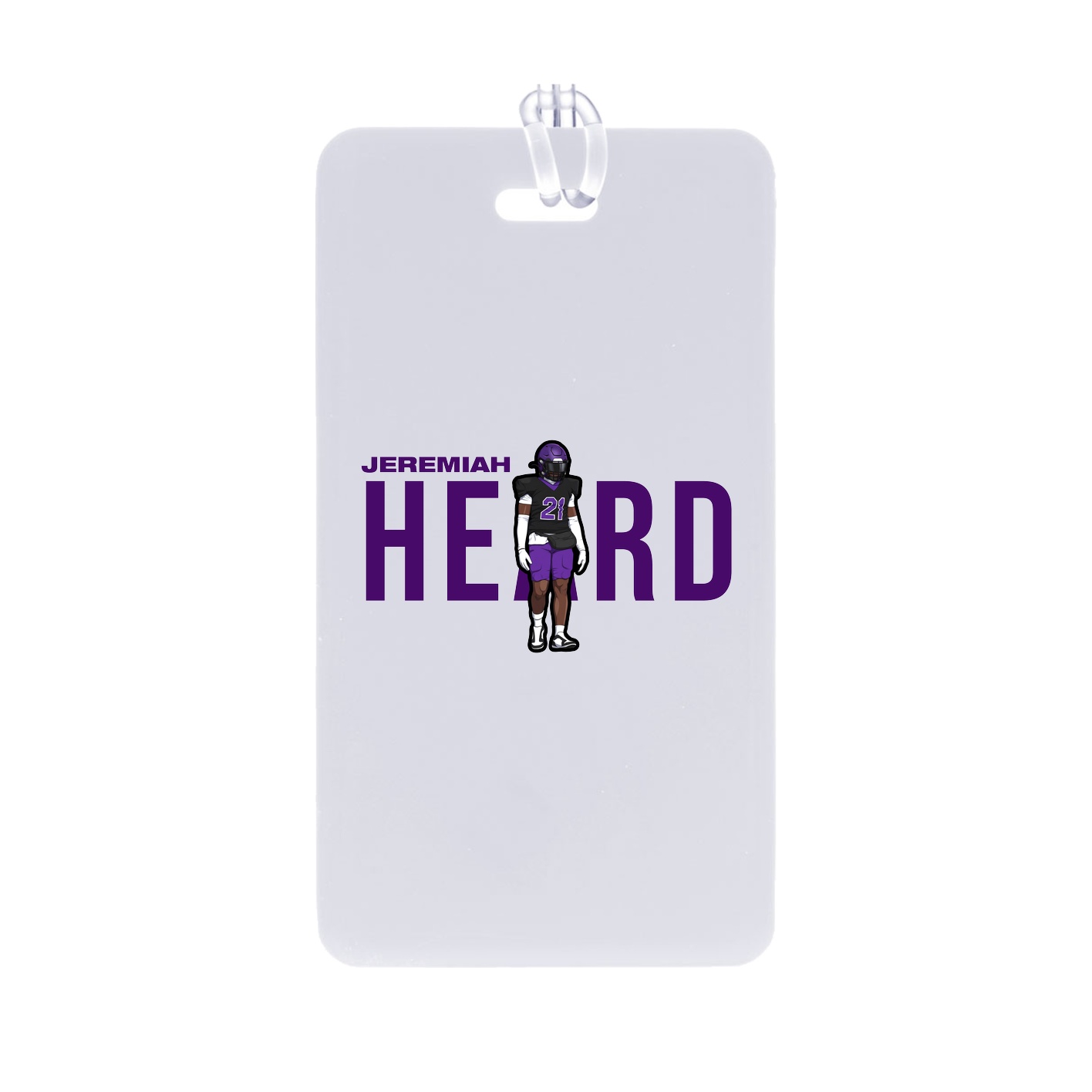 Bag Tag — Player Name in Classic