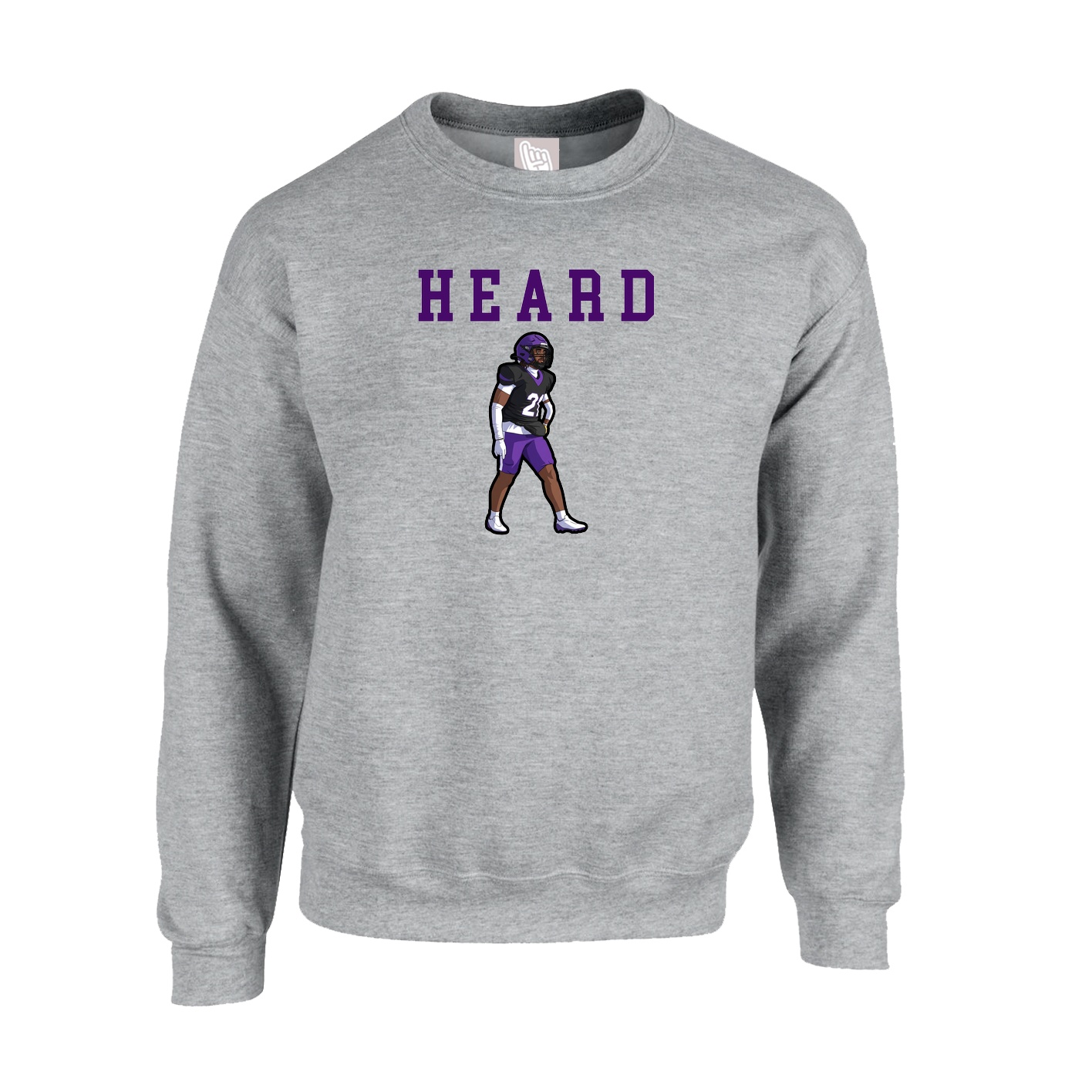 Fleece Crew — Shirsey in Grey