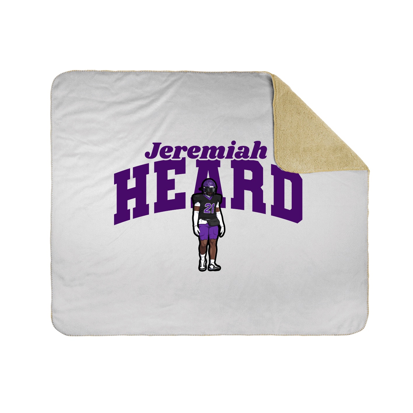 Throw Blanket — Signature Arch in White
