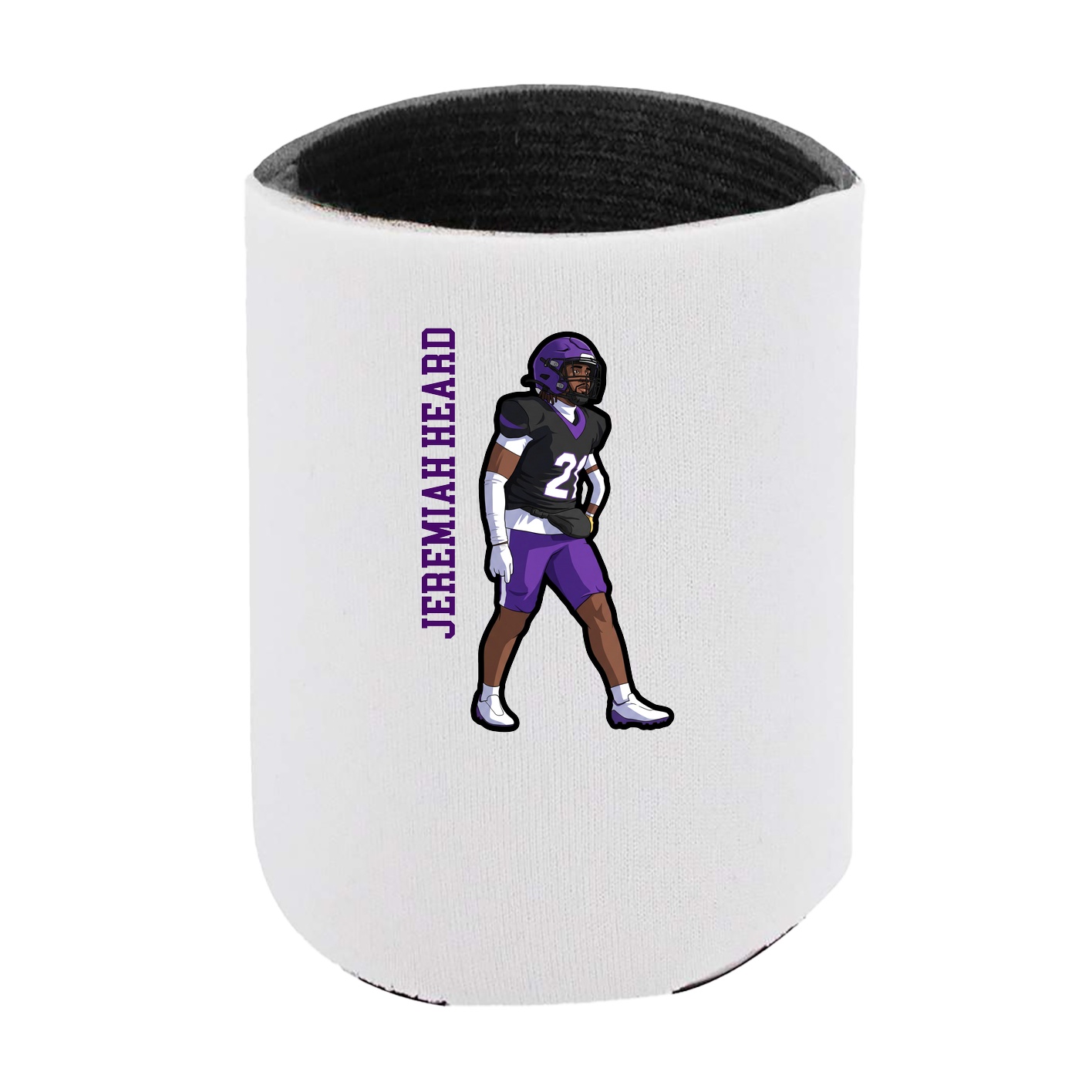 Can Holder — Name Vertical in White