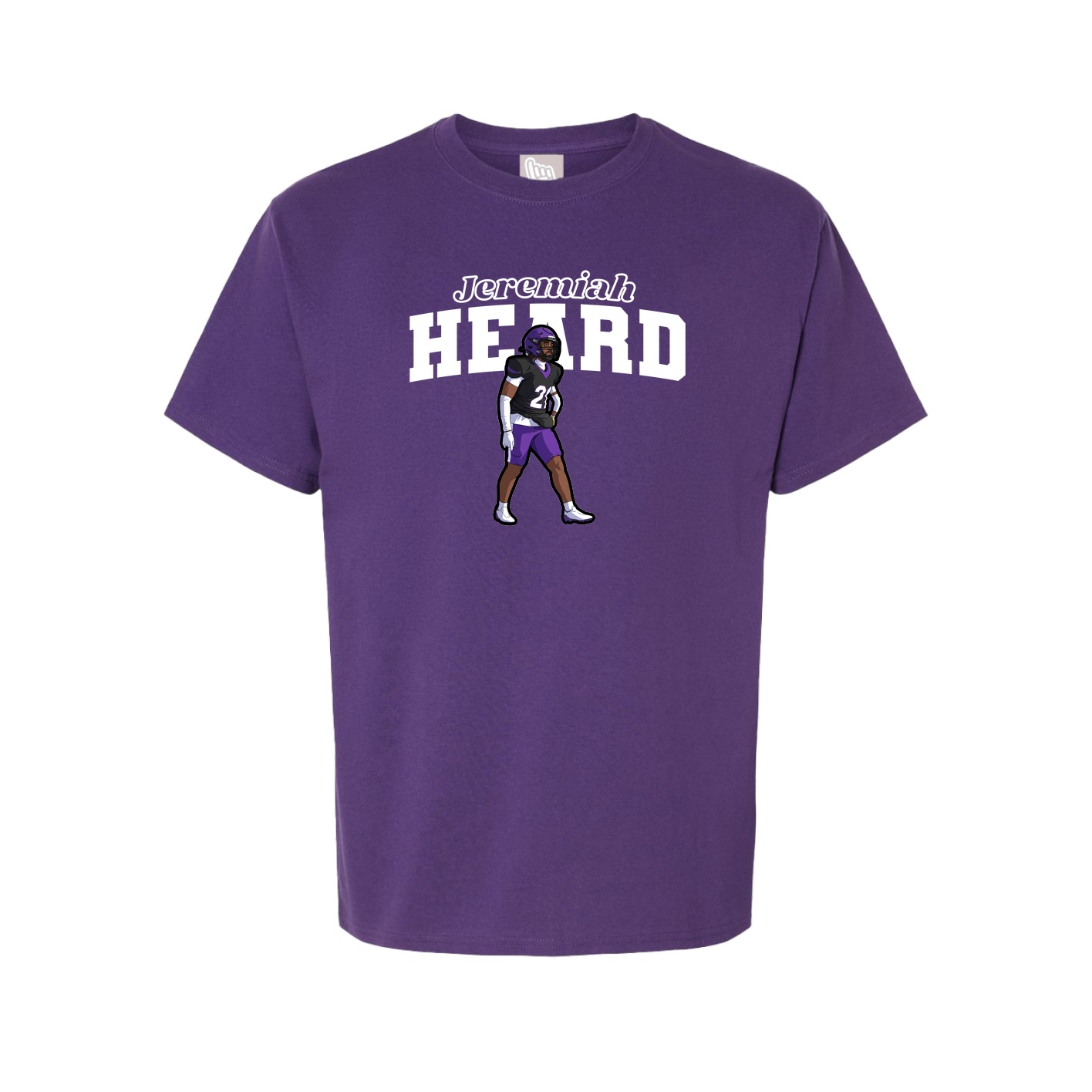 Youth Tee — Name Arch in Purple