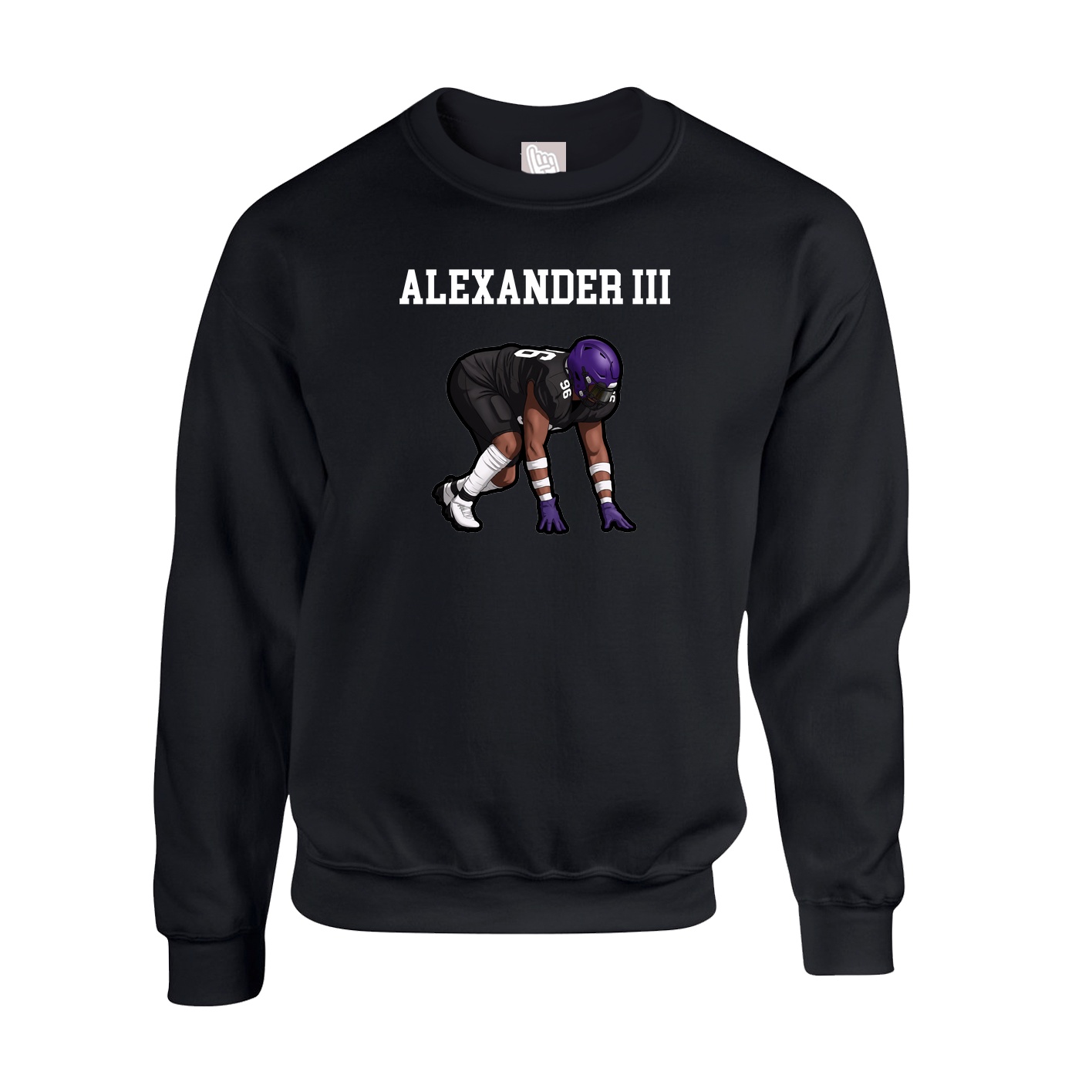 Fleece Crew — Shirsey in Black