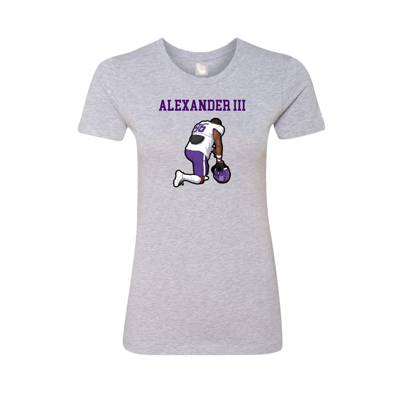 Fitted Women's Tee — Shirsey in Grey
