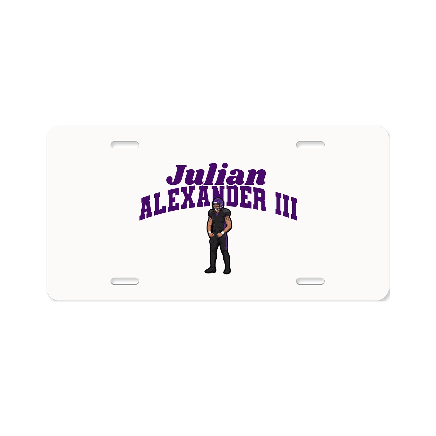 License Plate — Signature Arch in Classic