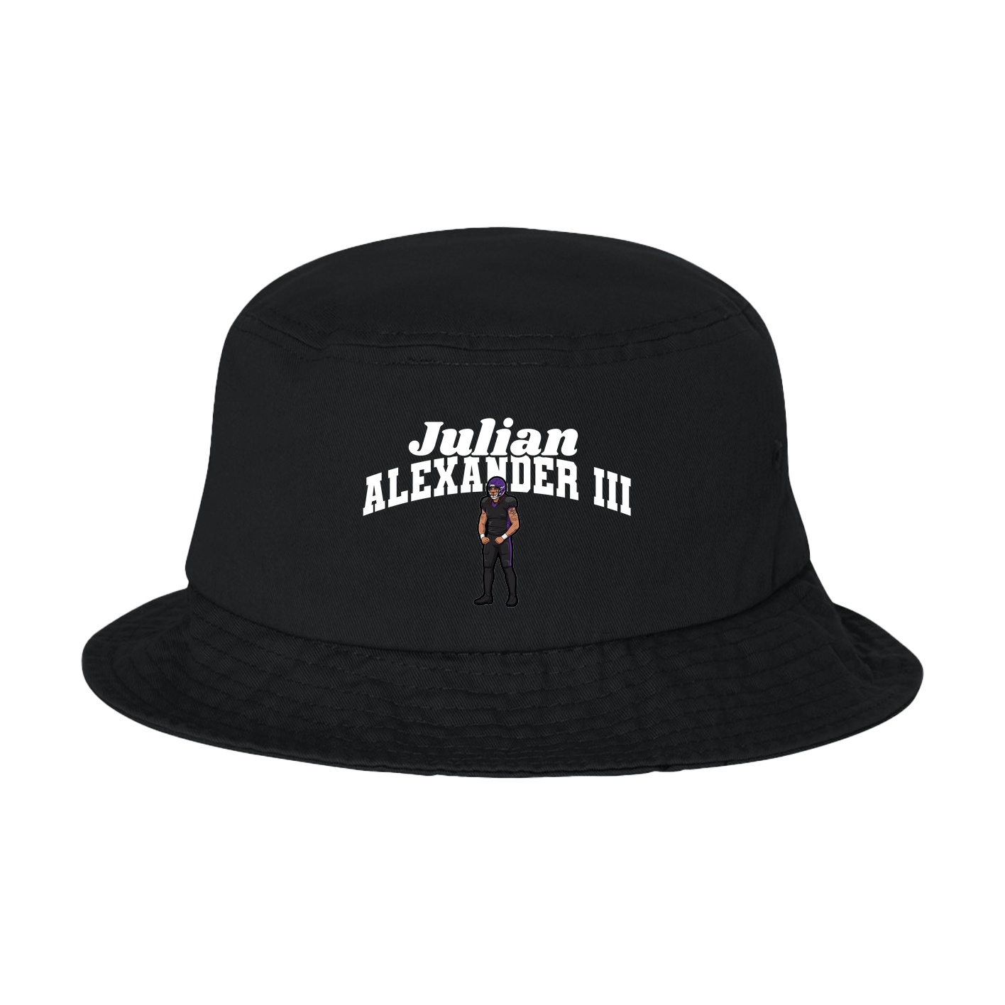 Bucket Cap — Signature Arch in Black