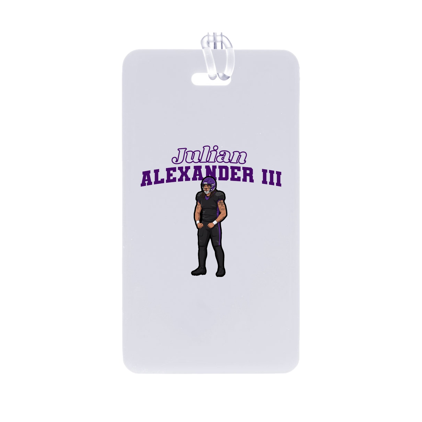 Bag Tag — Name Arch in Classic