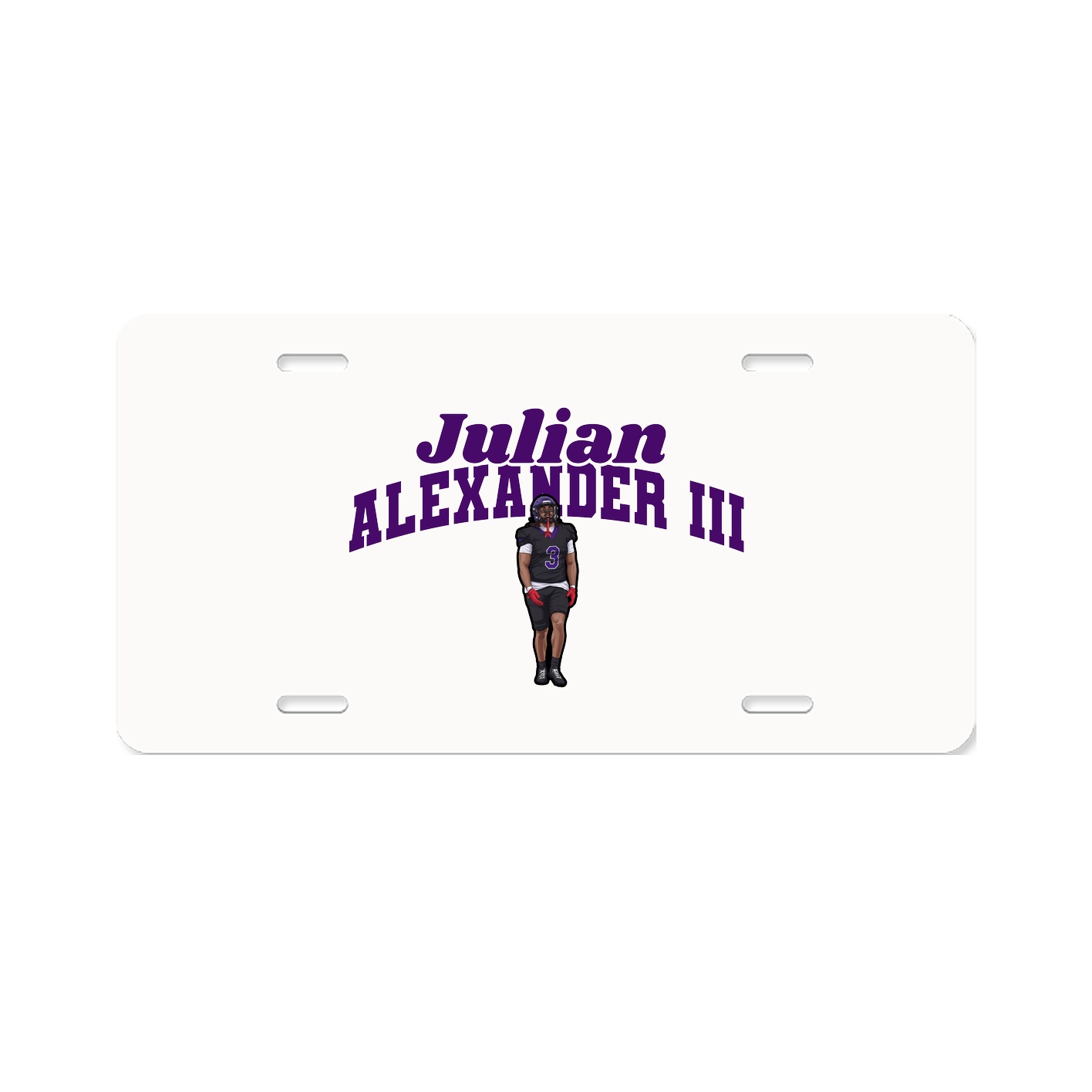 License Plate — Signature Arch in Classic