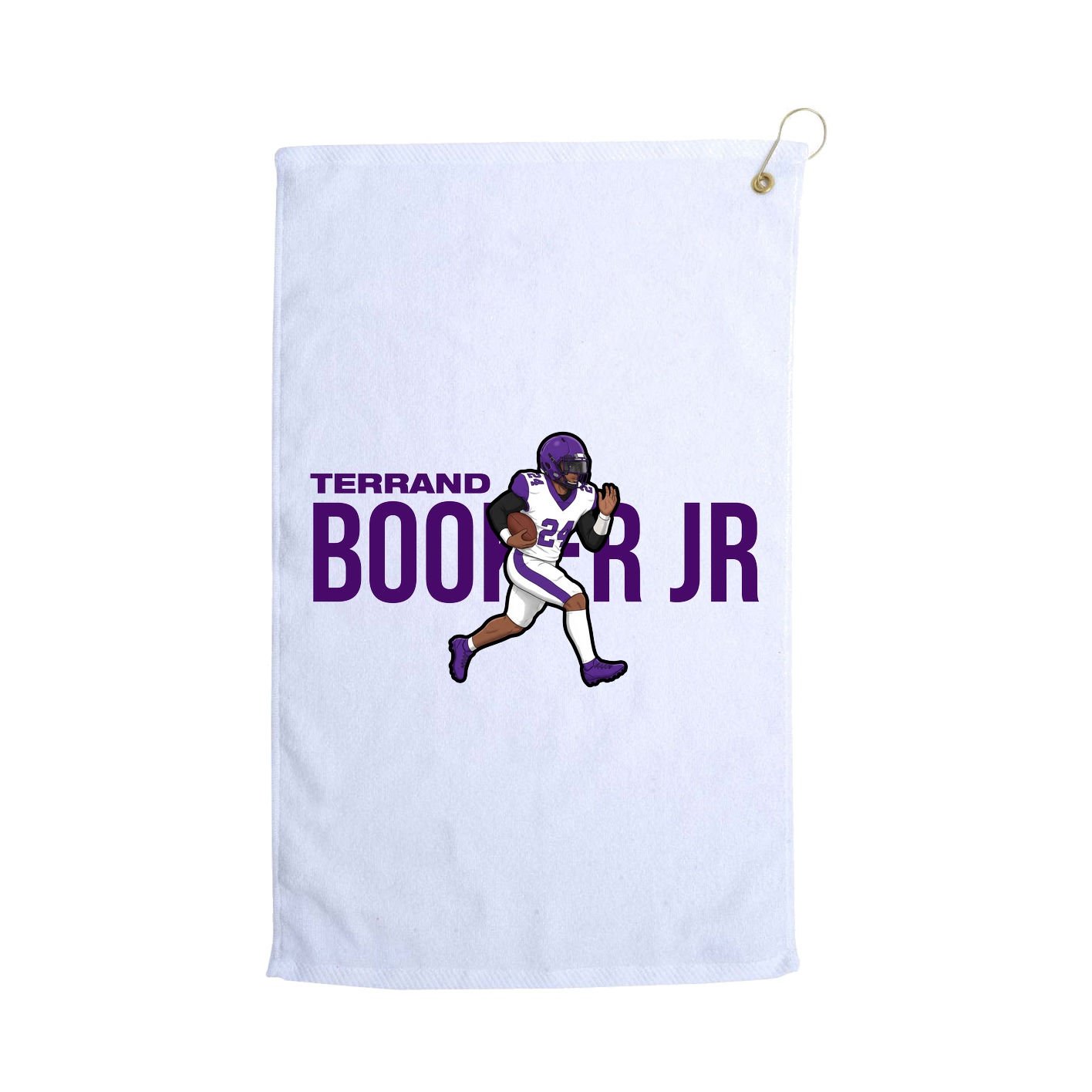 Golf Towel — Player Name in White