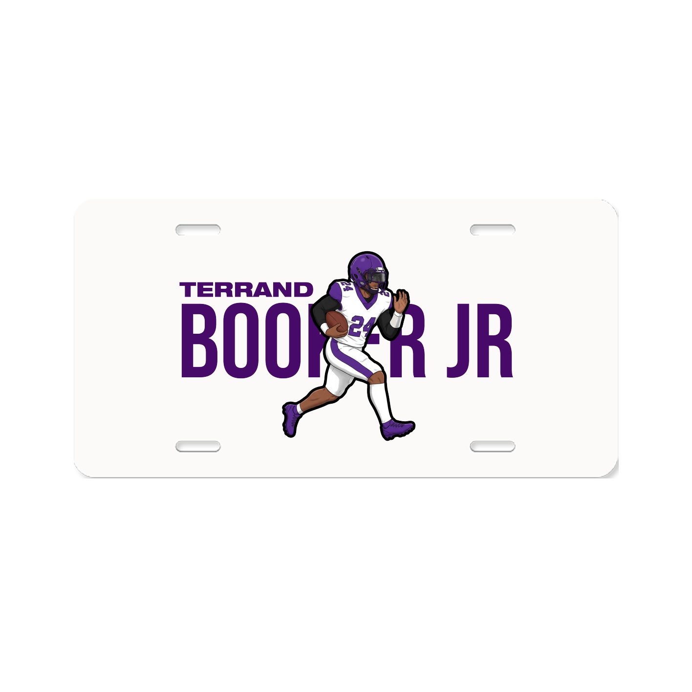 License Plate — Player Name in Classic