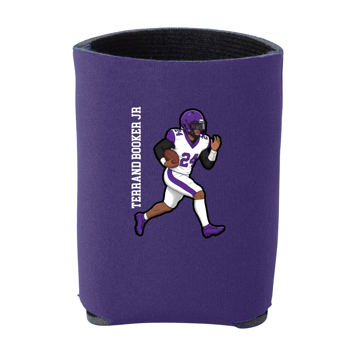 Can Holder — Name Vertical in Purple