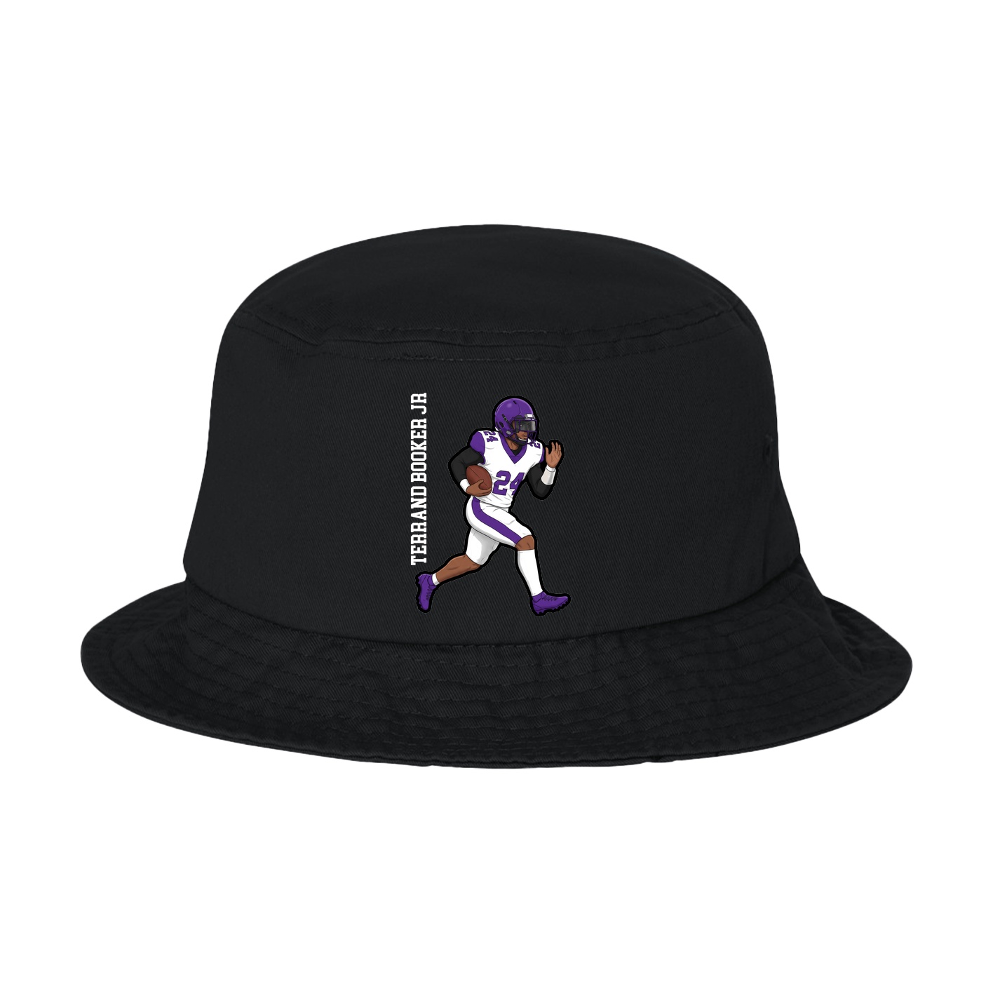 Bucket Cap — Name Vertical in Black