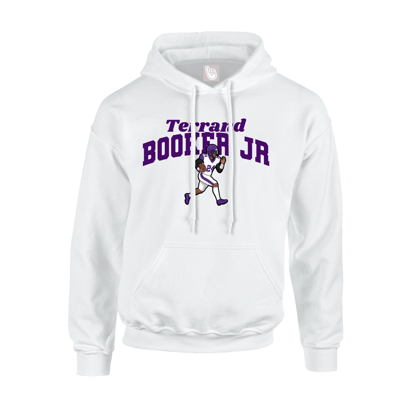 Hoodie — Signature Arch in White