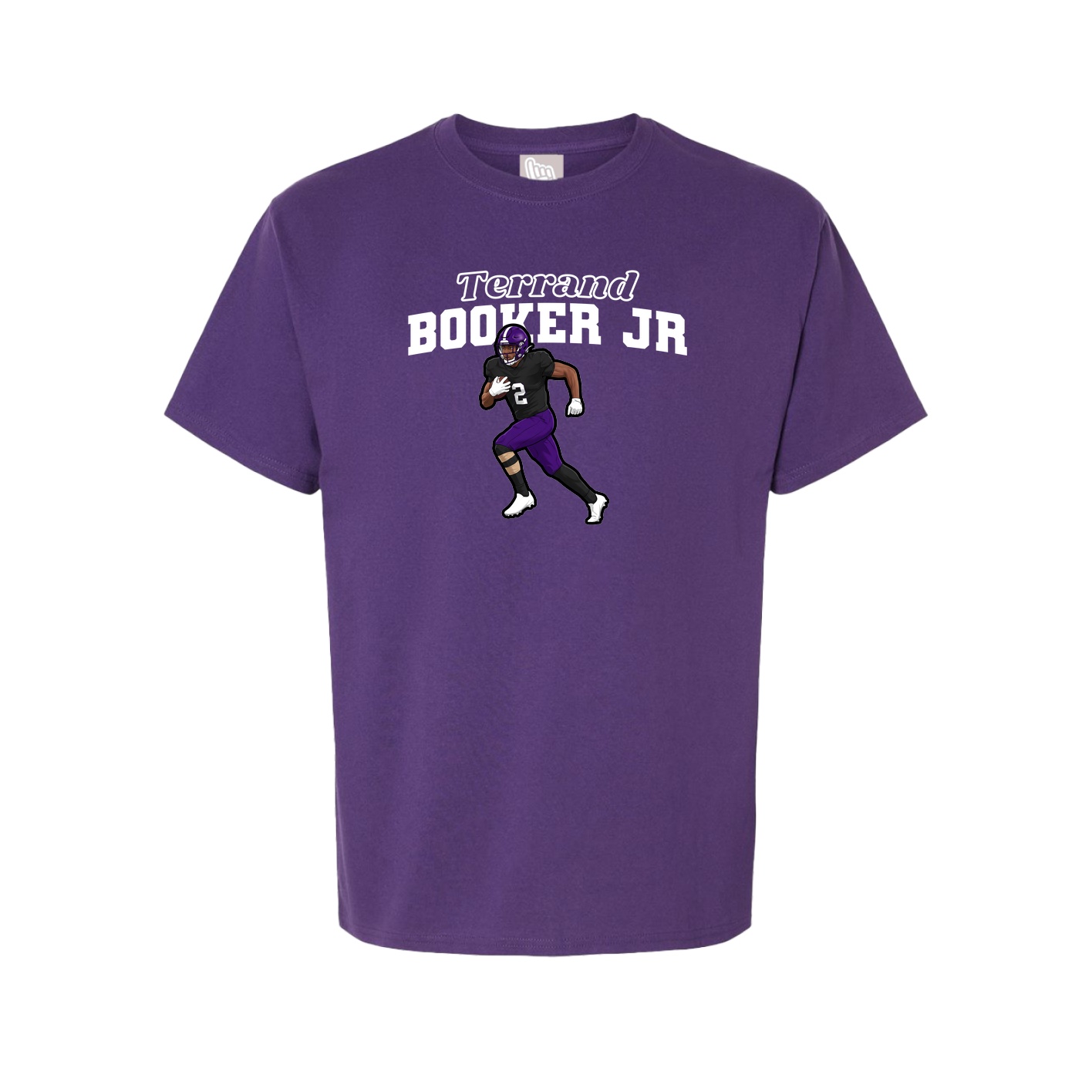 Youth Tee — Name Arch in Purple