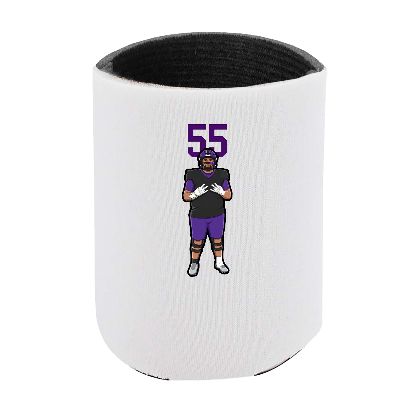 Can Holder — Number Top in White