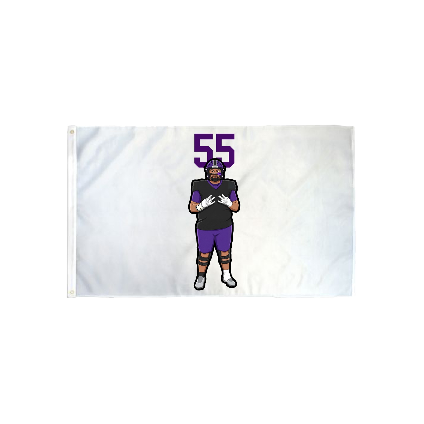 3x5 Flag — Number Top in Classic