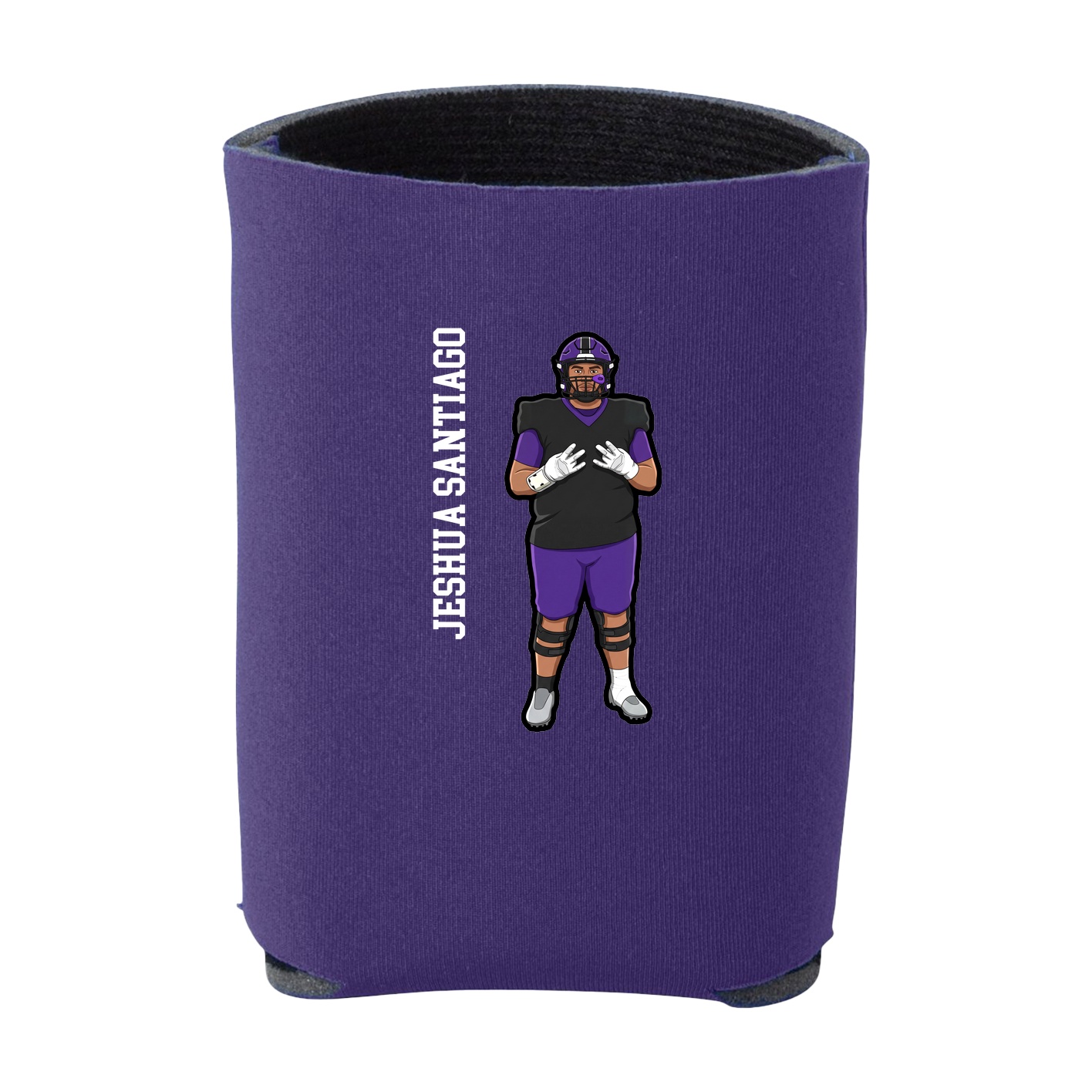 Can Holder — Name Vertical in Purple