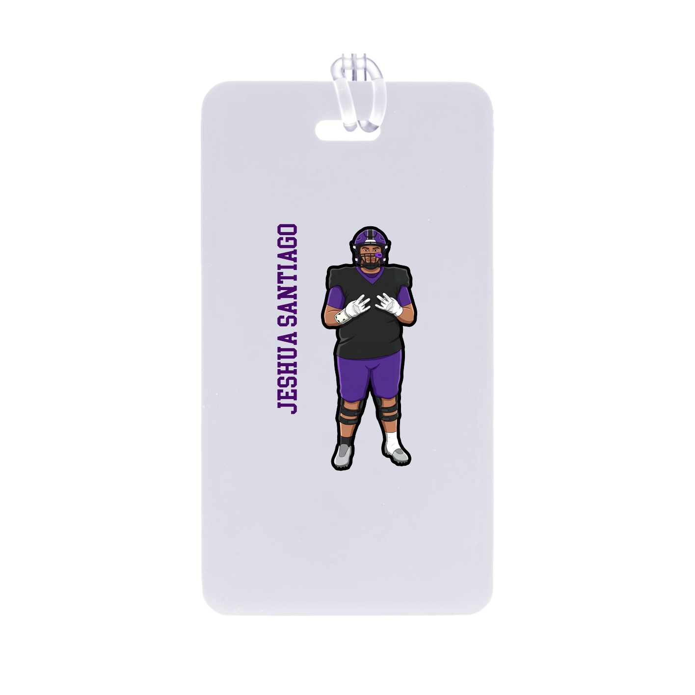 Bag Tag — Name Vertical in Classic