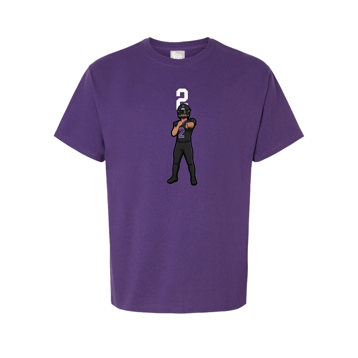 Tee — Number Top in Purple