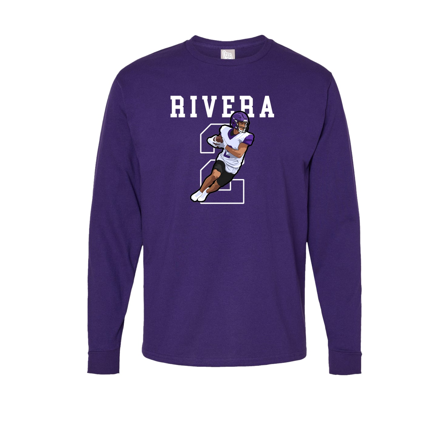 Long Sleeve Tee — Shirsey in Purple