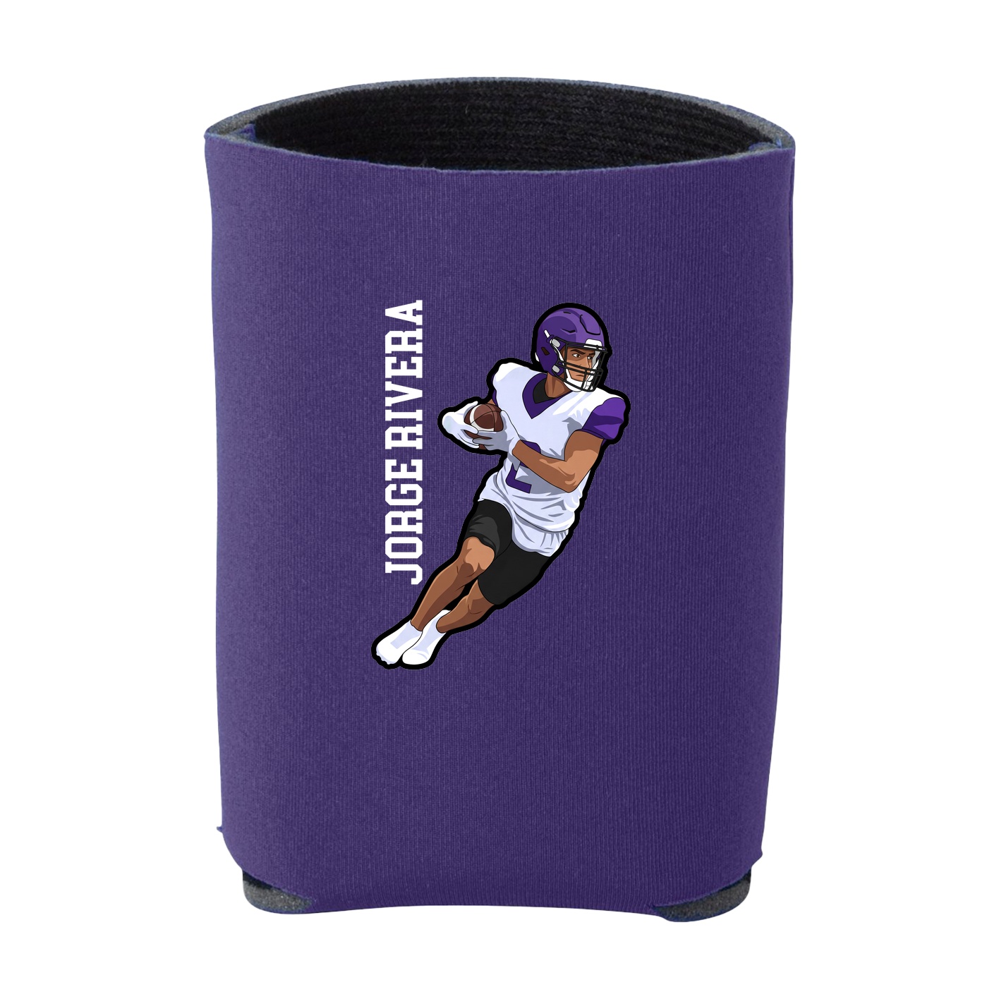 Can Holder — Name Vertical in Purple