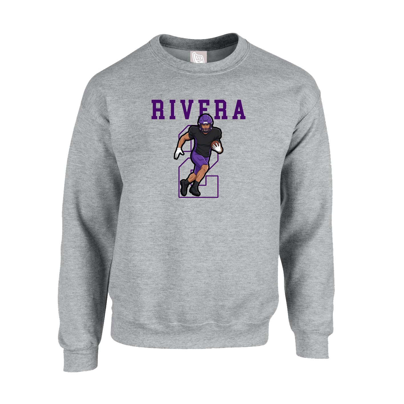 Fleece Crew — Shirsey in Grey