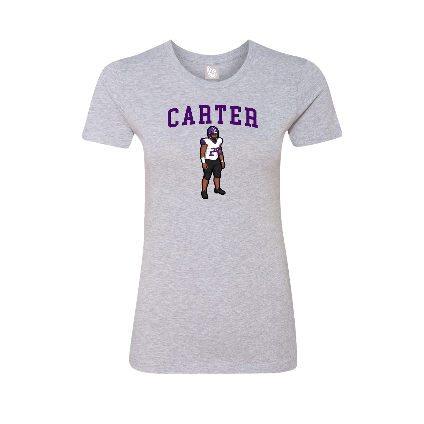 Fitted Women's Tee — Shirsey in Grey