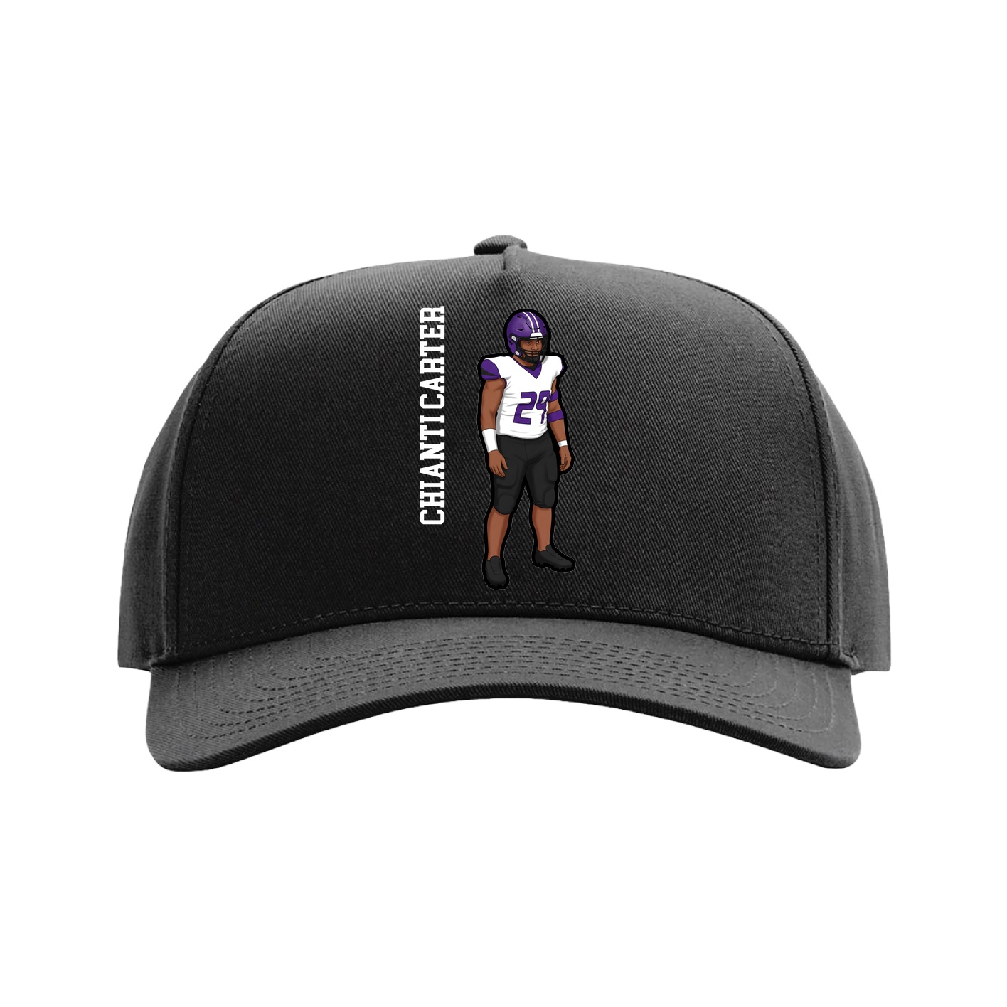 Full Fabric Five-Panel Champ Cap