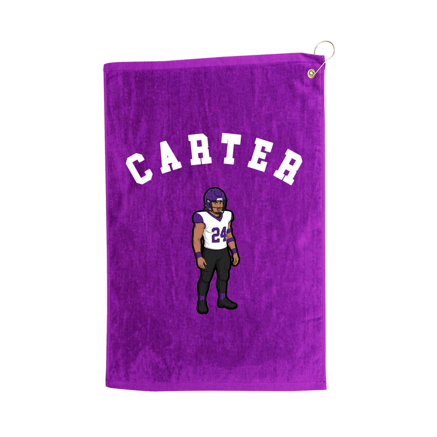 Golf Towel — Shirsey Arch in Purple