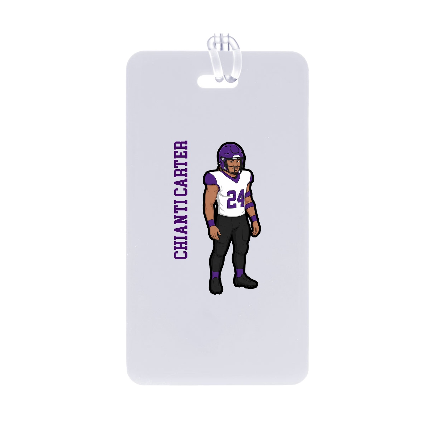 Bag Tag — Name Vertical in Classic