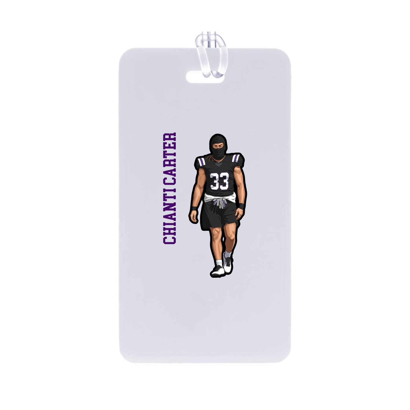 Bag Tag — Name Vertical in Classic
