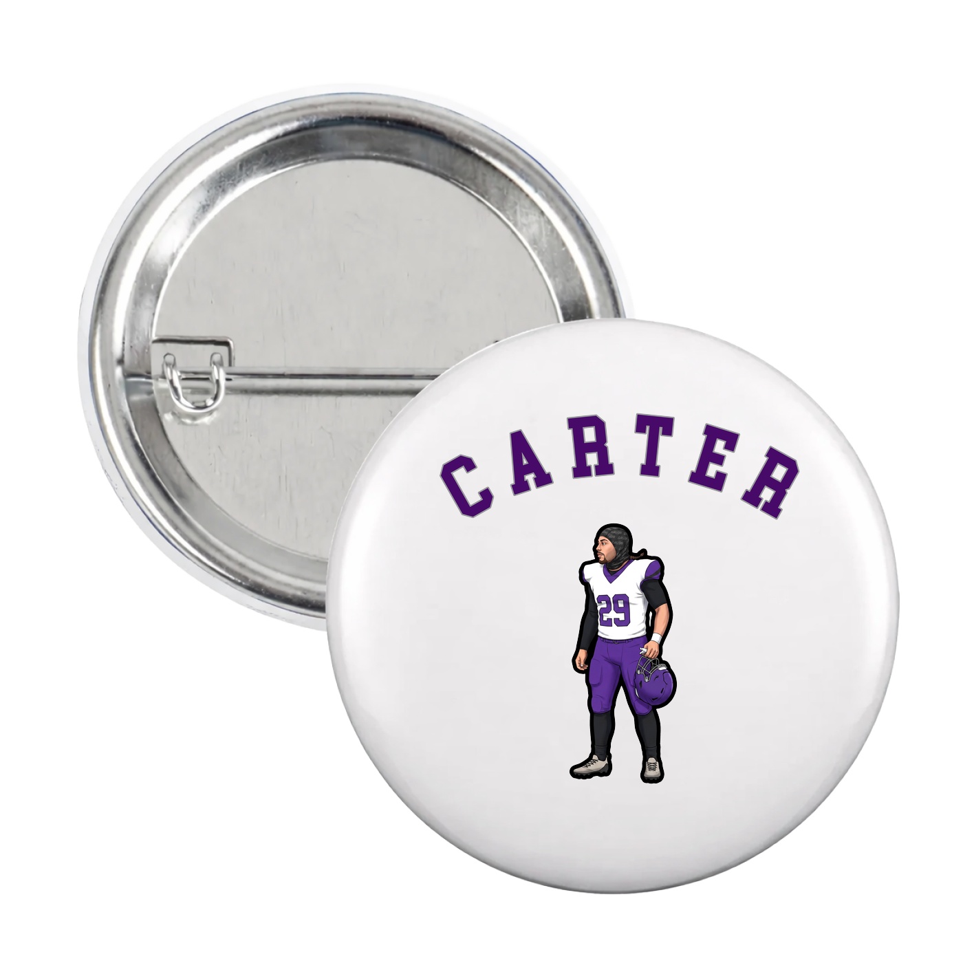 Game Day Button — Shirsey Arch in White