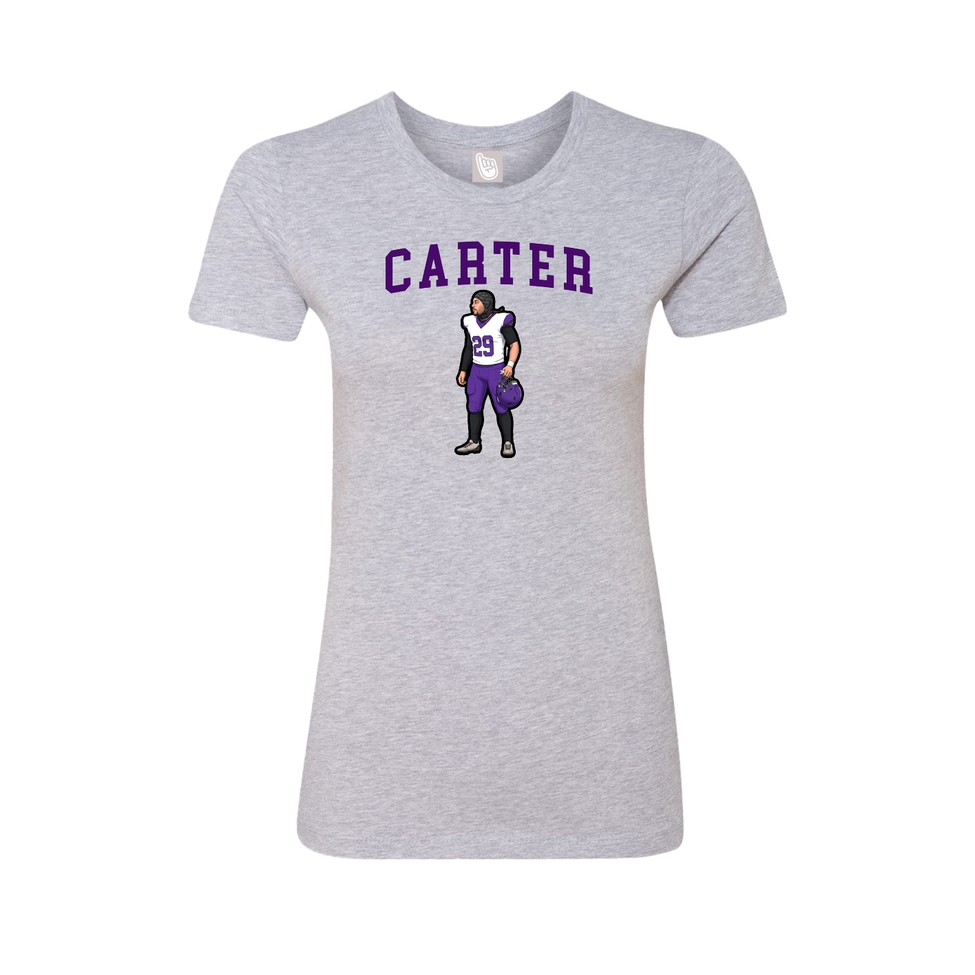 Fitted Women's Tee — Shirsey in Grey