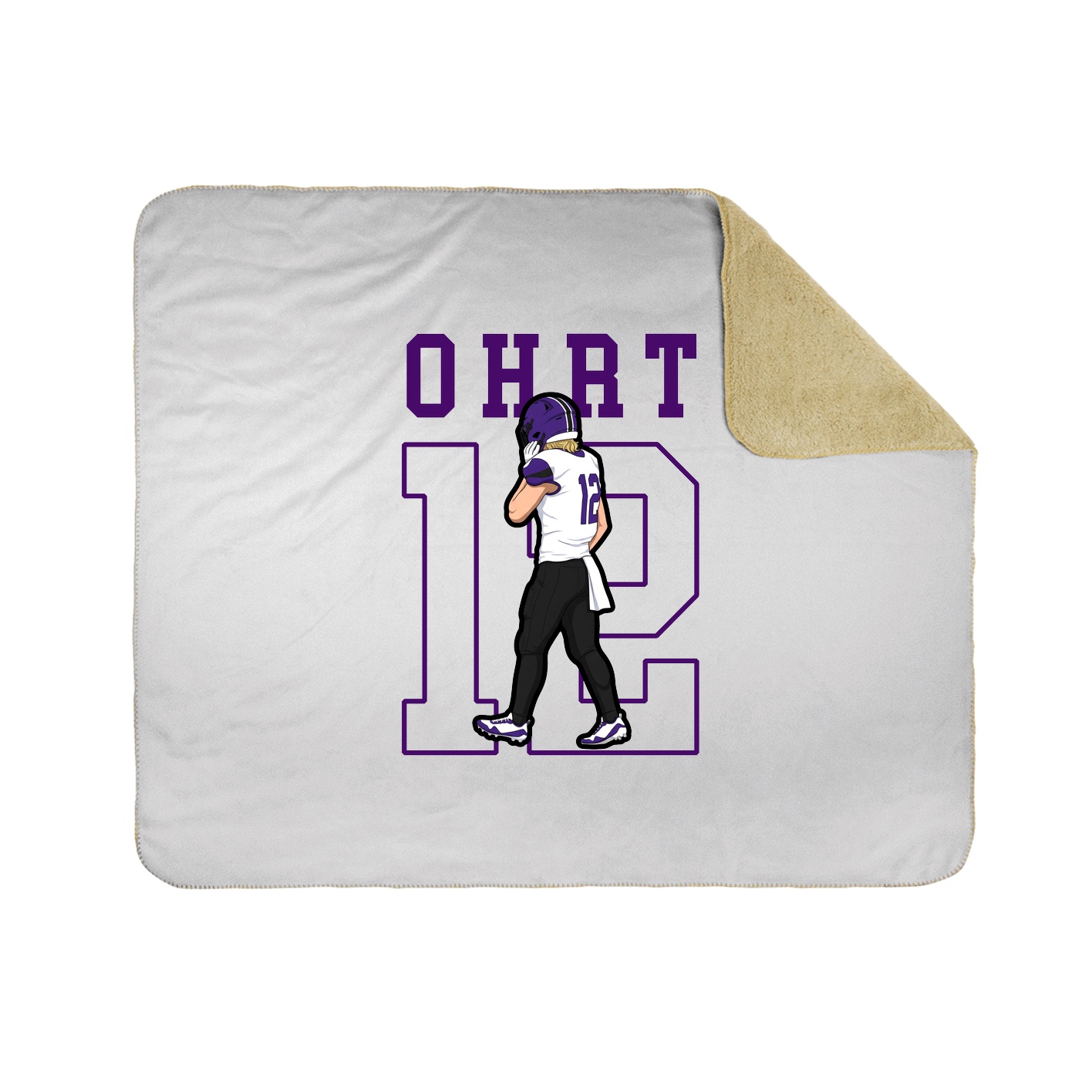 Throw Blanket — Shirsey in White