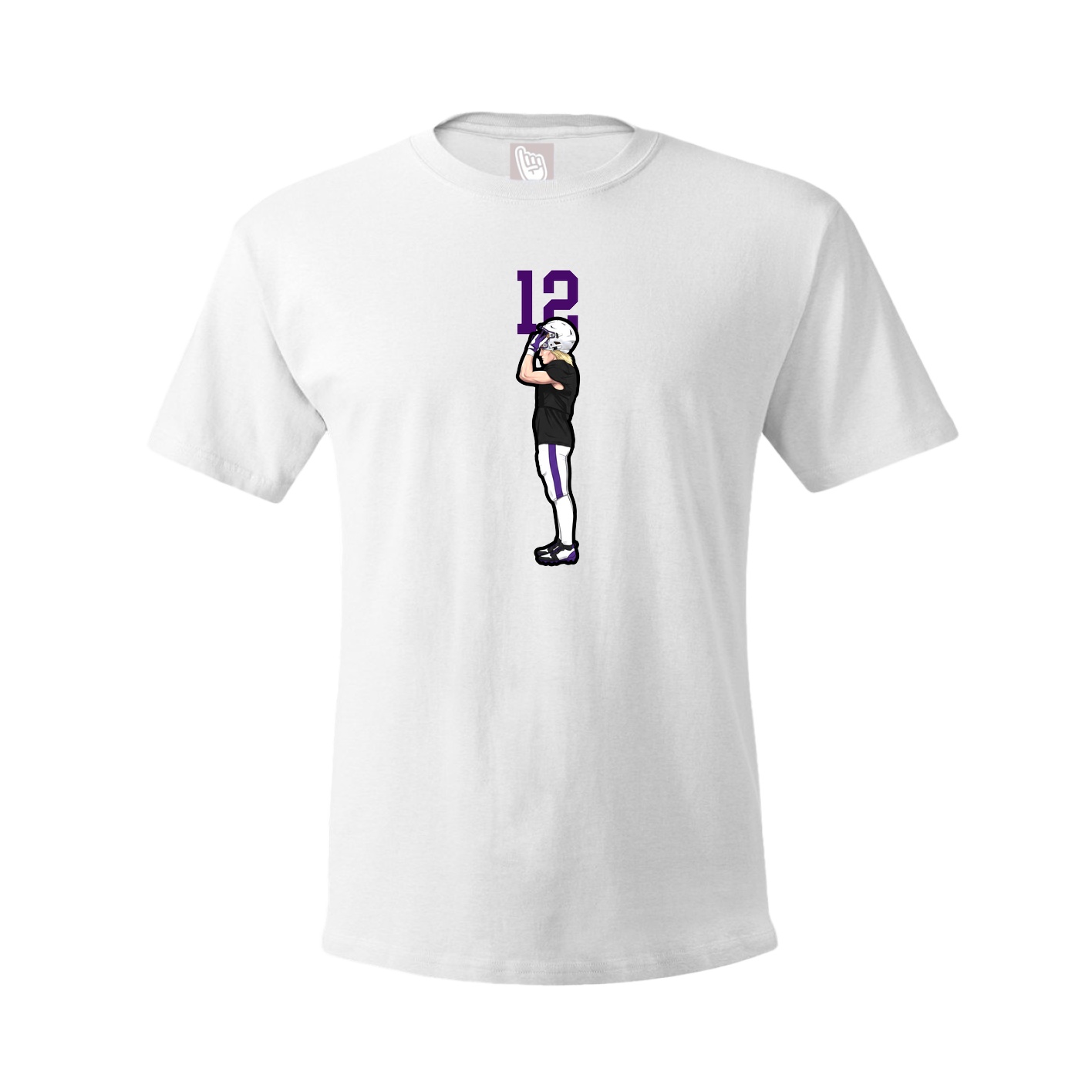 Tee — Number Top in White
