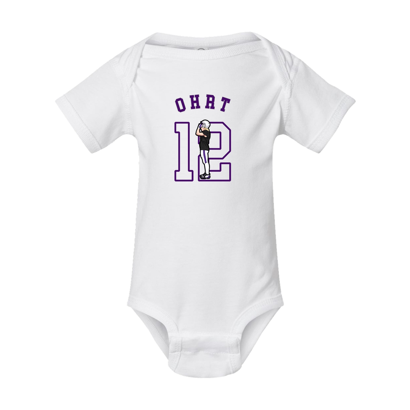Baby Onesie — Shirsey Arch in White