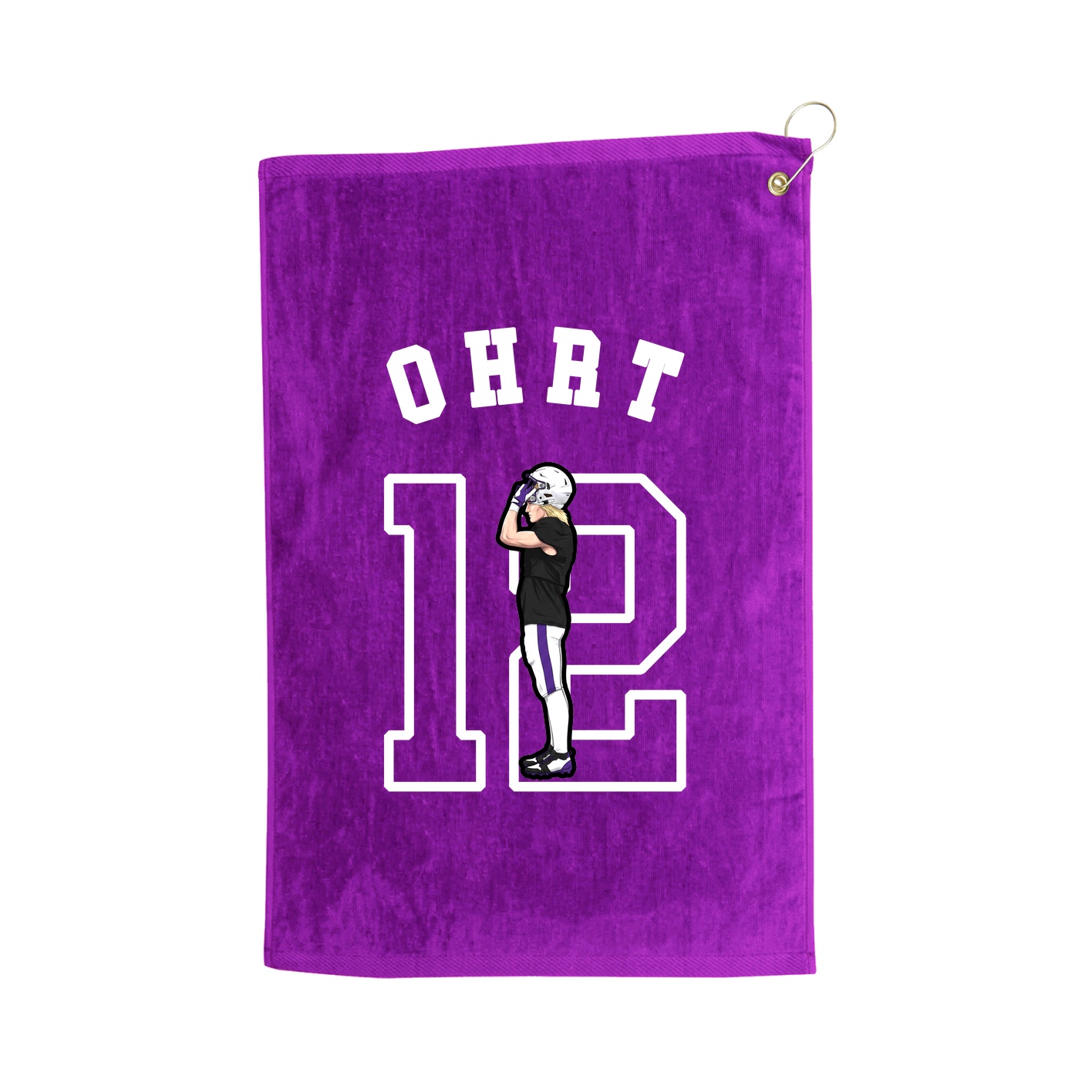 Golf Towel — Shirsey Arch in Purple