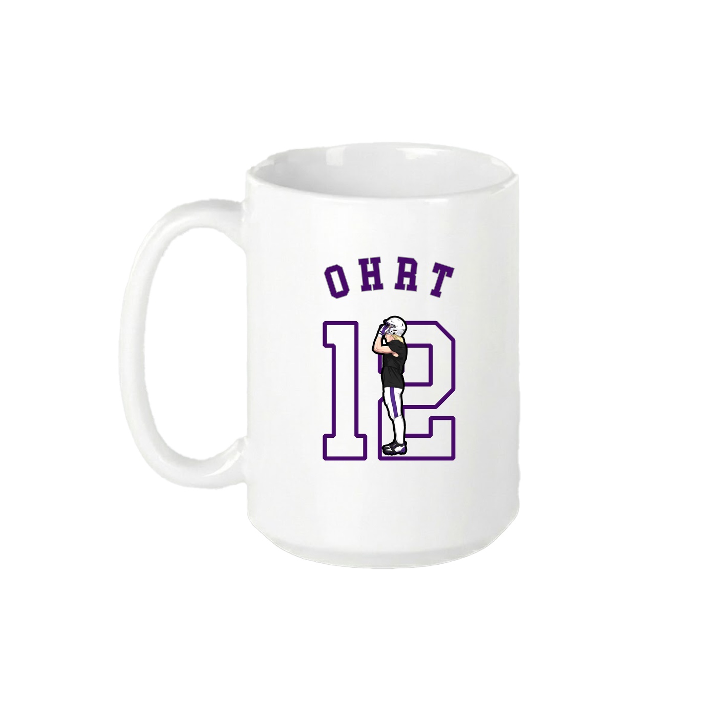 15oz Coffee Mug — Shirsey Arch in White