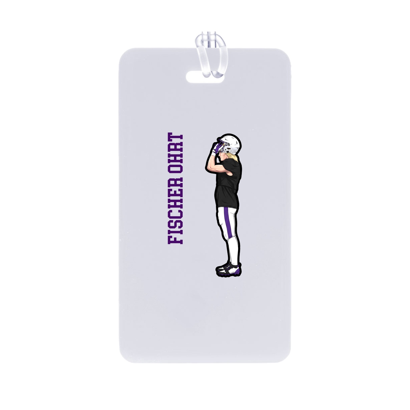 Bag Tag — Name Vertical in Classic