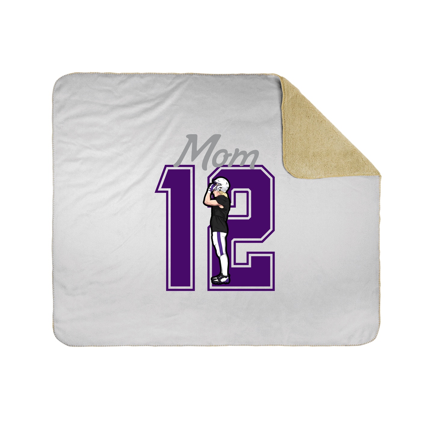 Throw Blanket — Mothers Day Shirsey in White