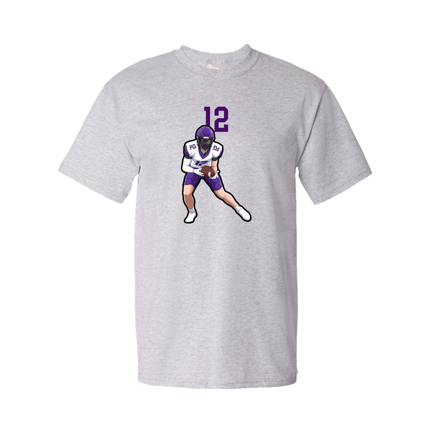 Tee — Number Top in Grey