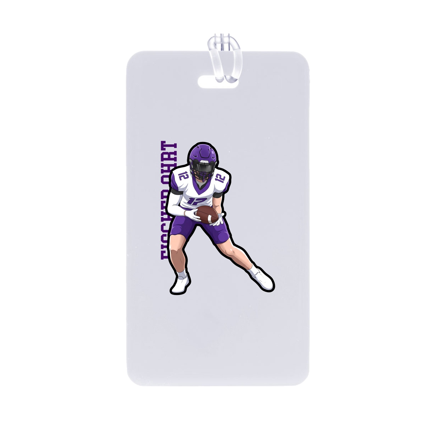Bag Tag — Name Vertical in Classic