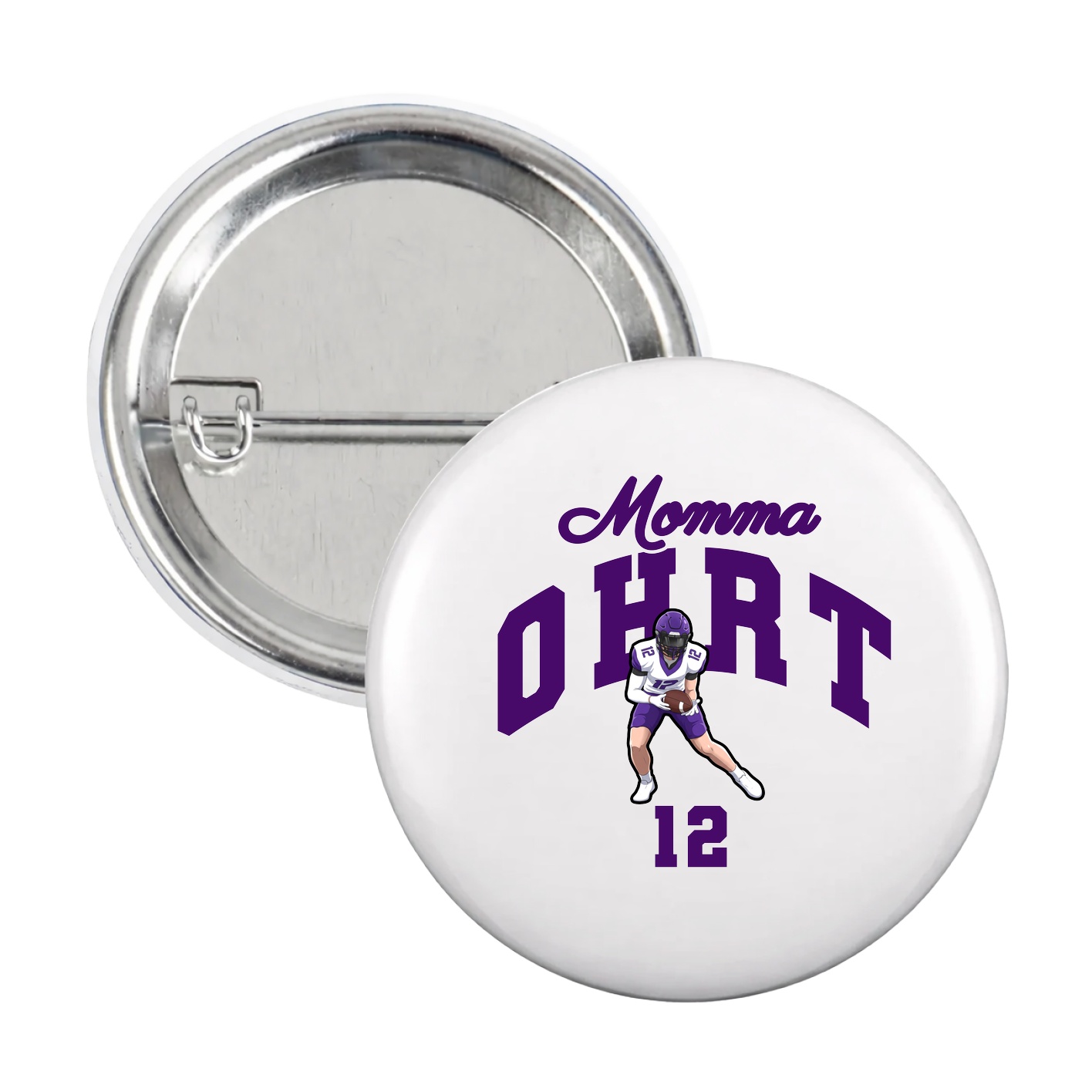 Game Day Button — Mothers Day Arch in White