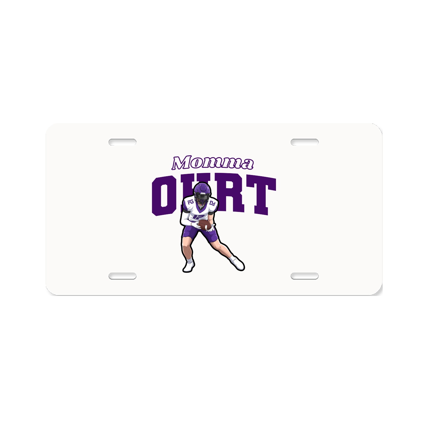License Plate — Mothers Day Block in Classic