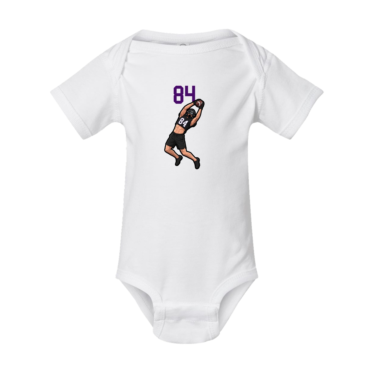 Baby Onesie — Number Top in White
