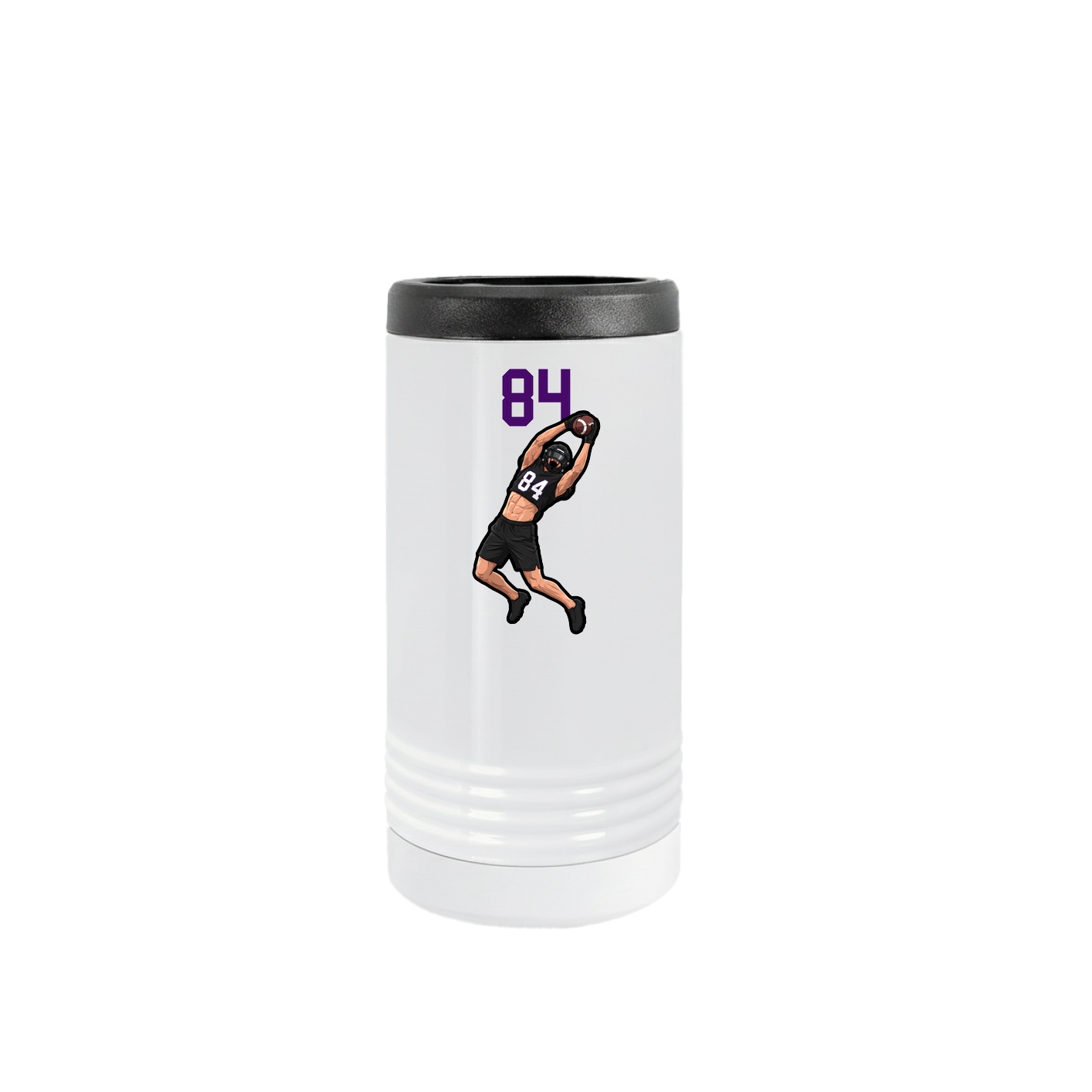 Slim Beverage Holder — Number Top in White