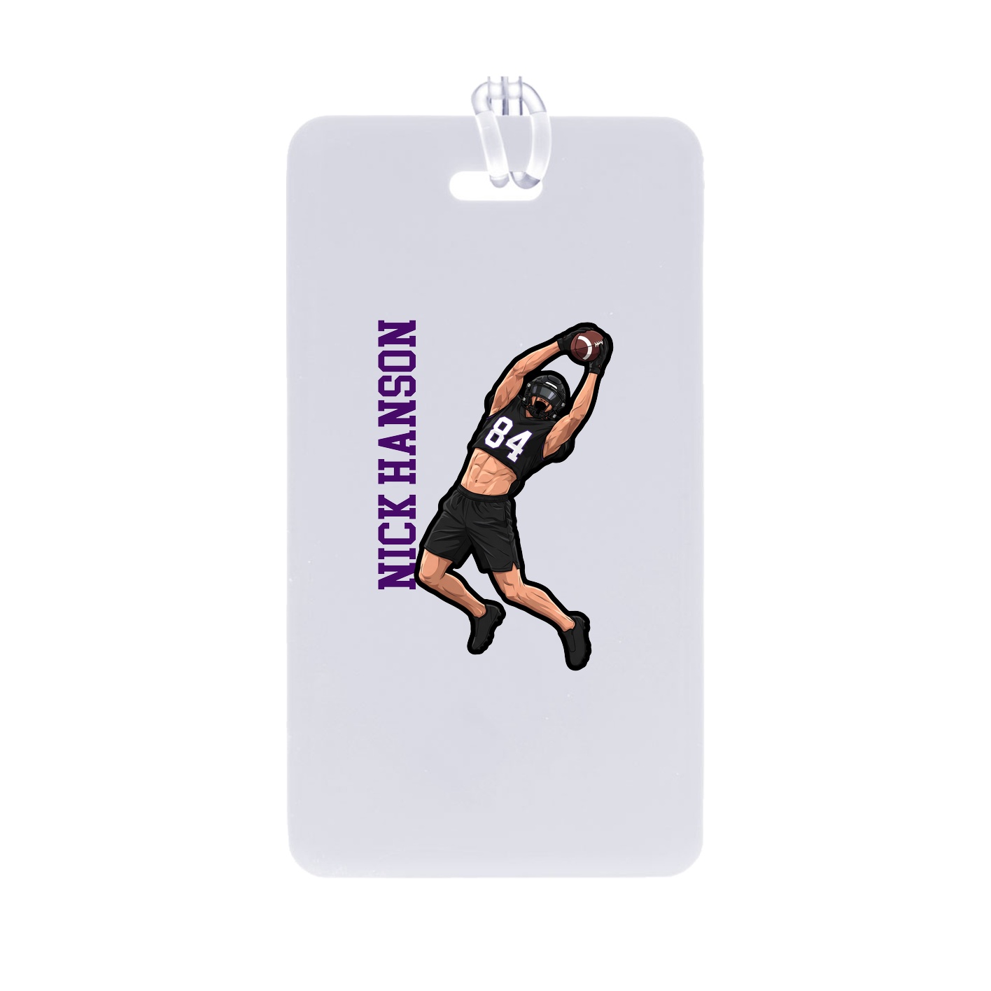 Bag Tag — Name Vertical in Classic