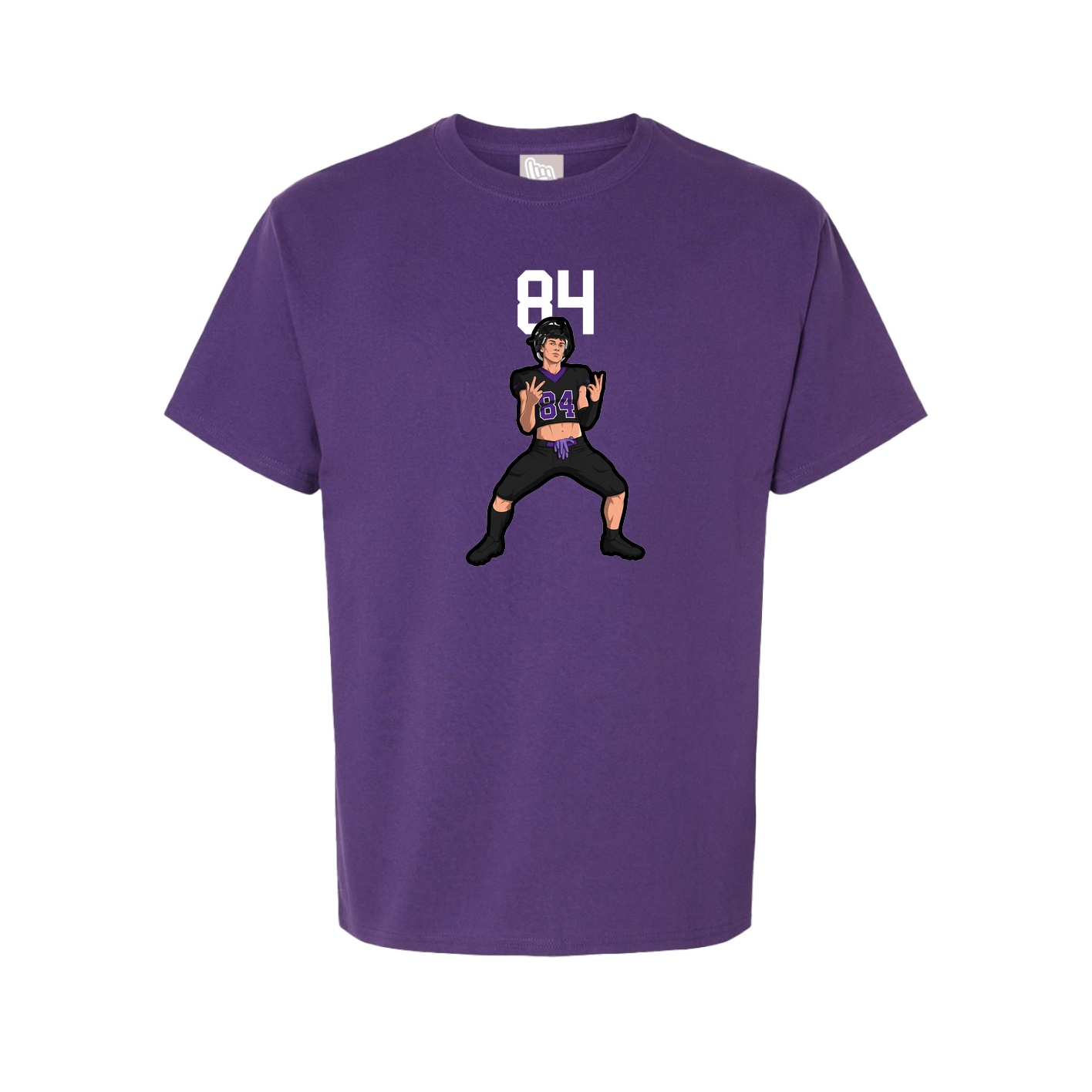 Tee — Number Top in Purple