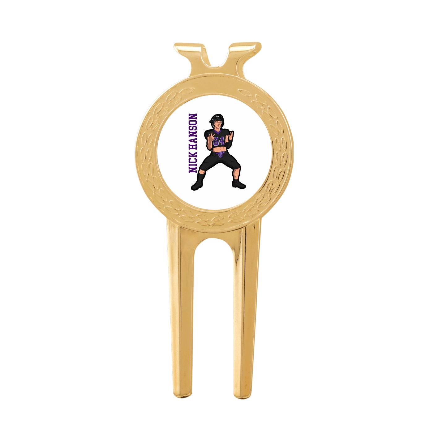 Divot Tool with Ball Marker — Name Vertical in Classic