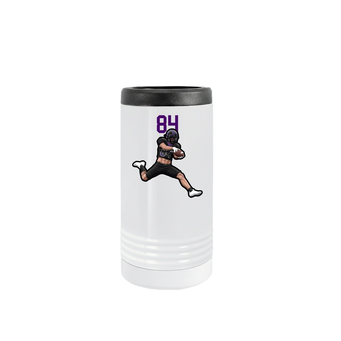 Slim Beverage Holder — Number Top in White