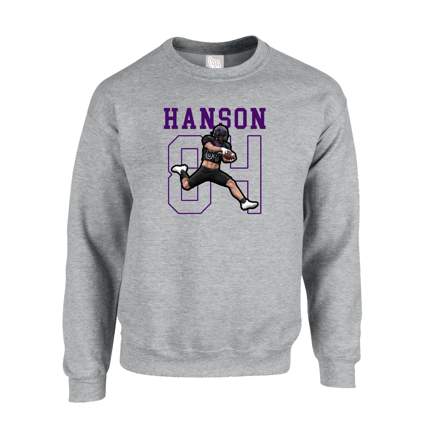 Fleece Crew — Shirsey in Grey